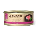 Корм для кошек GRANDORF филе тунца в бульоне консервированный 70г