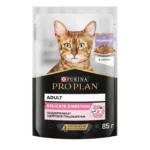 Корм влажный для кошек PRO PLAN DELICATE DIGESTION 85г с индейкой в соусе