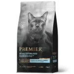 Корм для кошек PREMIER 2кг стерилизованных свежее филе лосося с индейкой
