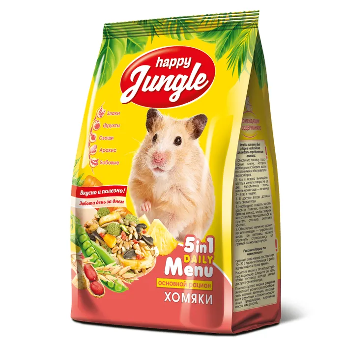 IVMz6CU6B0vBBD3ay2R1Yiwuu8rQ-5Q74mdnIFjwi_g= Корм для хомяков HappyJungle 400г — изображение 1