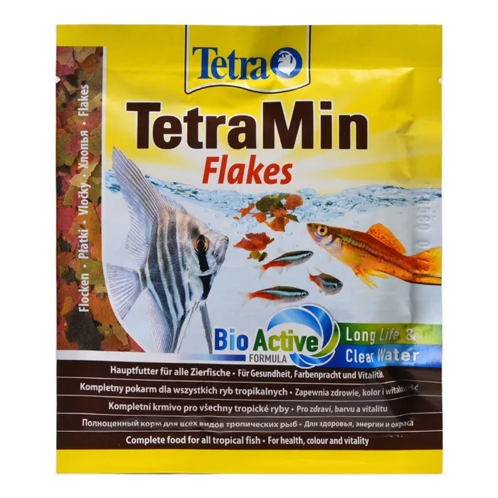 kFRkvCsdNJUrd9y07U4tiRHmAPrgaIeTo3XIWrAd66k= Корм для рыб Tetra Min всех видов Хлопья 12г — изображение 1